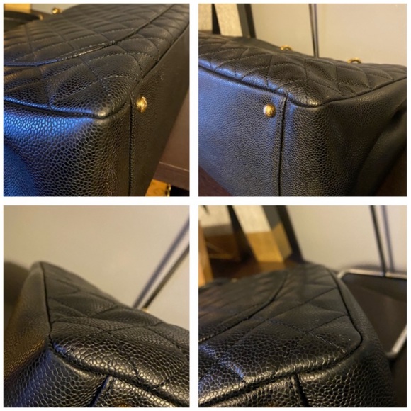 SHARING RARE CHANEL GST XL Caviar Quilted Bag 💗💕 - Picture 10 of 12